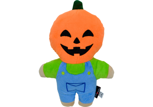 Halloween Knuffel Pompoen Monster met Pieper