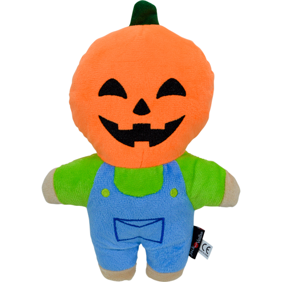 Halloween Knuffel Pompoen Monster met Pieper