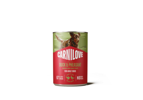 Carnilove Hond blikvoer Eend & Fazant 400 gram