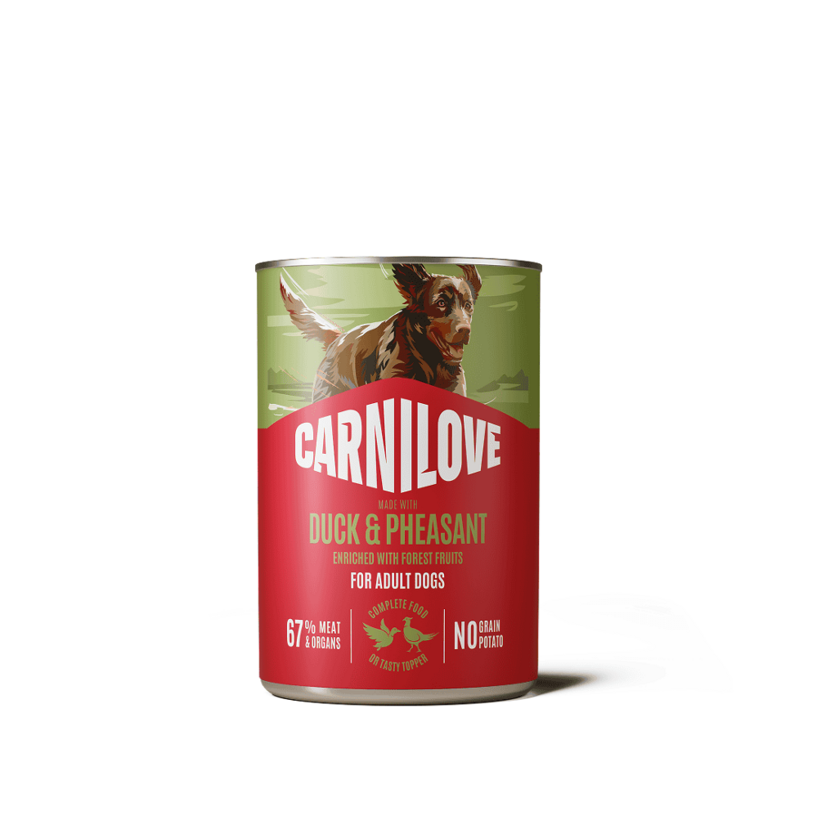 Hond blikvoer Eend & Fazant 400 gram