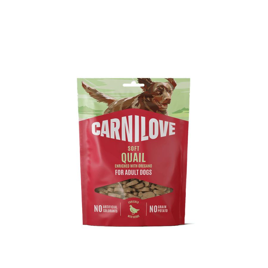Hond Soft Snack Kwartel met Oregano 200 gram