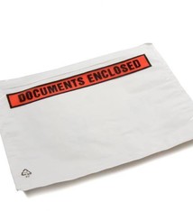 Paklijst enveloppen budget line PP type C5 geschikt voor een A5 (1/2 A4), Binnenmaat in mm 225 x 165 Bedrukking Documents enclosed 1 doos a 1000 stuks