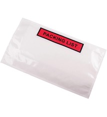 Paklijst enveloppen CoEx type DL geschikt voor een 1/3 A4, Binnenmaat in mm 225 x 122 Bedrukking Packing list 1 doos a 1000 stuks