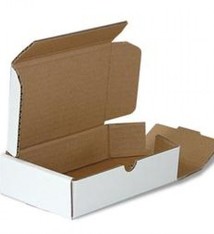 Postdozen / Postpack dozen 300x300x80mm, Kleur : Wit, Gewicht per doosje: 270 gram aantal per pallet: 1200