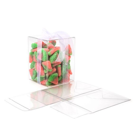 Kristalheldere Pop & Sluit Dozen 5.2 x 5.2 x 15.5cm (25 Stuks)