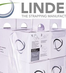 Linstrap Rekfolieband B 100 mm x L 1200 mm, voor euro- en blokpallet, 100st/rol