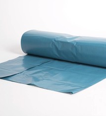 Afvalzak LDPE 65/25 x 140 cm blauw T70, 240 liter (100 stuks)