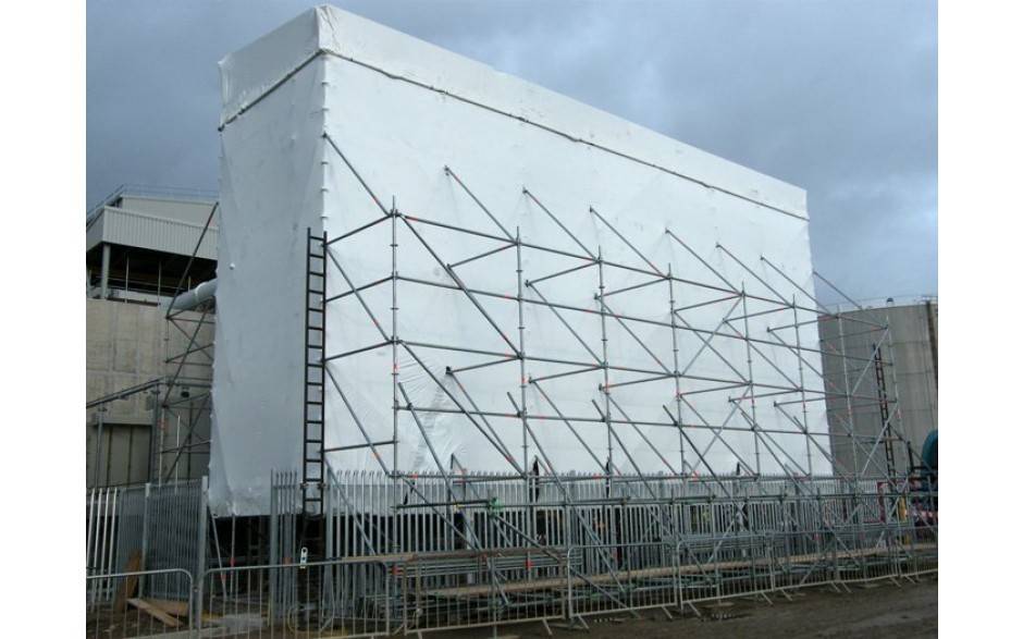 Steigerfolie - Krimpfolie powershrink 300, 5 x 25 meter wit UV 300 micron dik