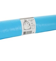 Robaline Afvalzakken 80x110cm T25 18mu blauw, HDK. 160 liter Rol 20 stuks (15 rol per doos)