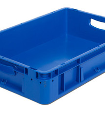 Blauwe stapelbakken silverline 600x400x120 mm