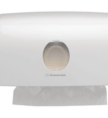 Kimberly-Clark Kimberly-Clark Aquarius dispenser wit C-vouw handdoek met zichtvenster