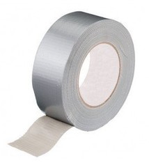 Duct tape universeel 38 mm x 50 mtr (27-35 Mesh) GRIJS, 32 rol/ per doos