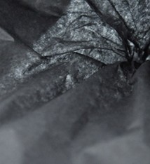 Zwart zijdepapier / Vloeipapier 50x70cm zwart 17gr/m2