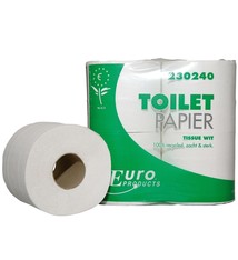 TOILETPAPIER 230240 ECOLABEL TISSUE  2-laags 400 vel - Pak 40 rol