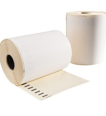 Dymo-compatible Dymo S0904980 compatible labels, 104 x 159mm, 220 etiketten, permanent 20 rol per doos
