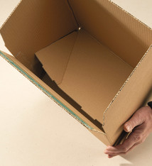 Progress Autolockdoos met zelfklevende sluiting 305x230x variabele hoogte 70-160mm Bruin, 10 st/pak