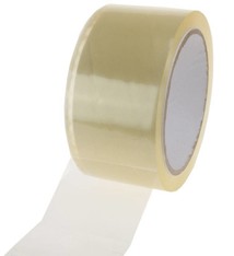 PP Low Noise acryl tape 48 mm x 132 mtr transparant 28 micron verpakking 1 doos a 36 rol