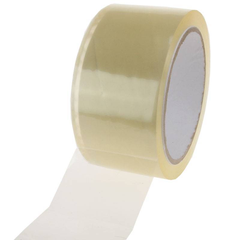 PP Low Noise acryl tape 48 mm x 132 mtr transparant 28 micron verpakking 1 doos a 36 rol