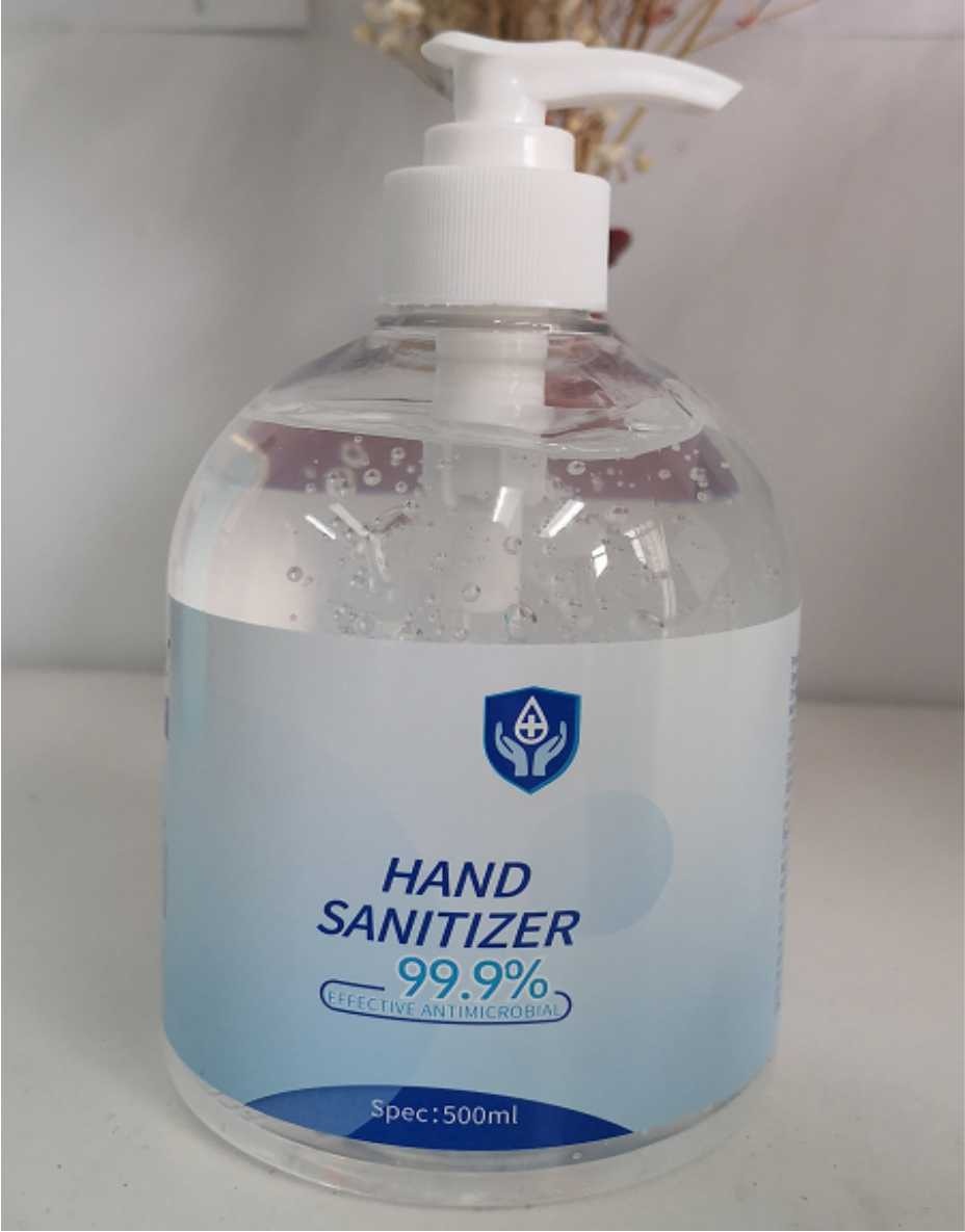 Hand desinfectie gel, 500ml , incl pompje 36 per doos