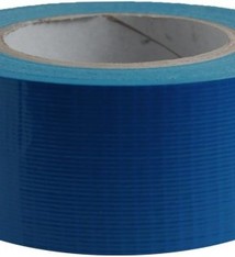 Duct tape  Blauw 50 mm x 50 mtr - Professioneel, 24 rol/ per doos
