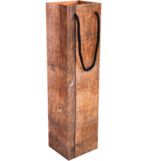 Flestas, Barrel wood, Papier, 90x380x100mm, wijnflestas 25 st per pak