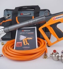 krimppistool Ripack 3000+, met de korte S33-lans, voor sealen krimphoes en krimpfolie