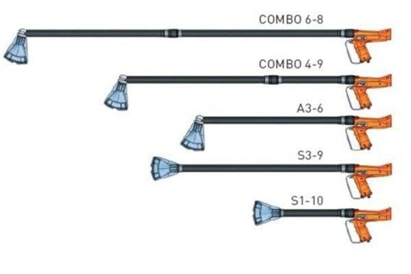 Ripack Ripack-Pistoolverlengstuk Extender C 187 ( COMBO 6-8) gehoekt model lengte 186 cm gewicht 1090 gram