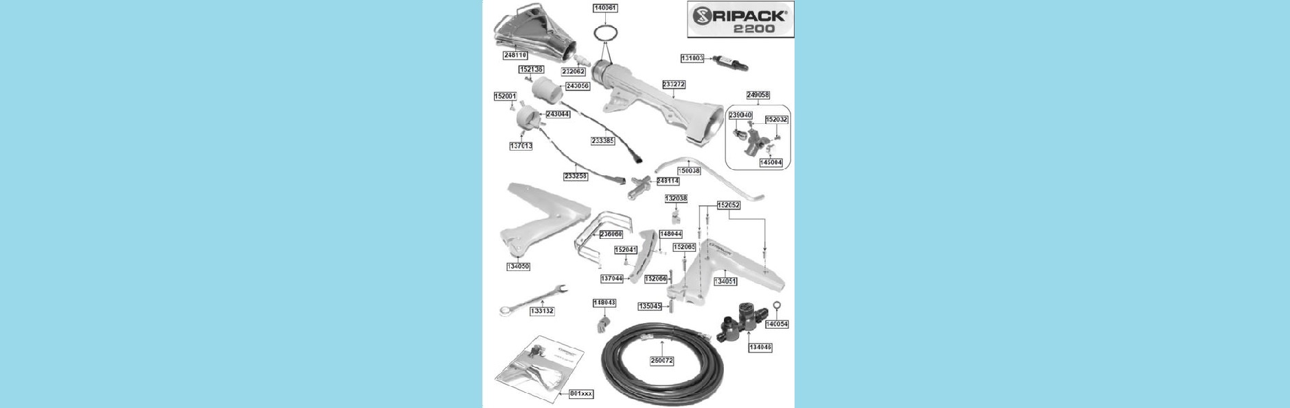 Ripack 2200 onderdelen