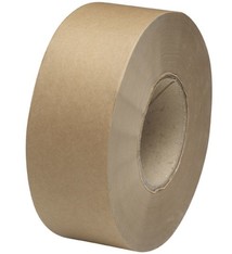Machinerollen papiertape Vibac 219 BRUIN  verpakkingstape 48 mm x 500 mtr verpakking 6 rol per doos