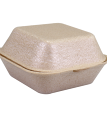 Bak, XPP, Hamburgerbak 135x135x70mm, menubak, champagne 100 stuks per krimp