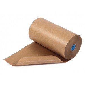 Bruin natronkraft pakpapier 60 cm breed x 285 meter per rol 70gr/m2