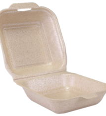 Bak, XPP, Hamburgerbak 150x150x70mm, menubak, champagne 125 stuks per krimp