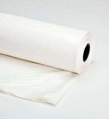 Steigerfolie - Krimpfolie, 10 x 28 meter wit UV 220 micron dik