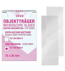 Eco objectglaasjes 76 x 26 mm - 50 stuks