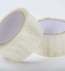 Tape PP Acryl Low Noise 66 mtr x 48 mm transparant, 35 micron, verpakking 1 doos a 36 rol