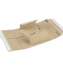 Boekverpakking 230 x 165 x 15 - 80 mm Bruin, 25 st/pak