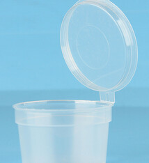 Covercup met vaste deksel 28cc. Ø49mm 1000 stuks per doos