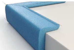 Nomapack NOMAPACK U Classic Schuimprofiel type 30-45 - 3002275. 2 meter lang, Blauw, 80 stuks per doos