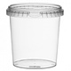 Verzegelb.cup met deksel P.P. 520ml. Ø95mm 380 stuks per doos