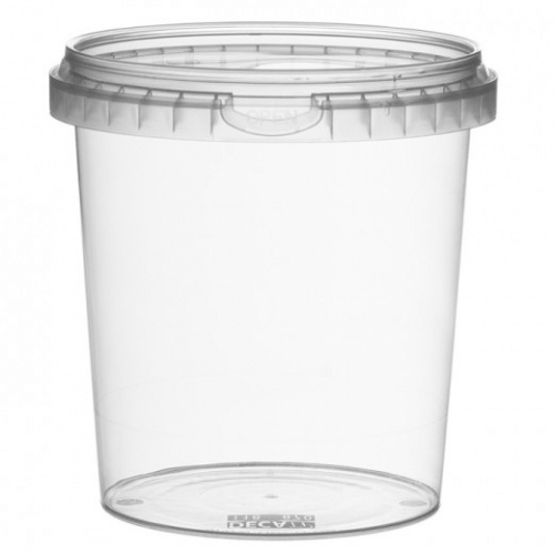 Verzegelb.cup met deksel P.P. 520ml. Ø95mm 380 stuks per doos