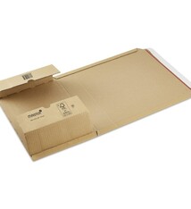 Boekverpakking 330 x 270 x 20 - 75 mm Bruin, 25 st/pak