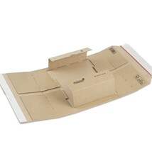 Boekverpakking 302 x 215 x 15 - 100 mm Bruin, 25 st/pak