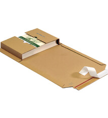 Boekverpakking 147 x 126 x 10 -40 mm Bruin, 25 st/pak