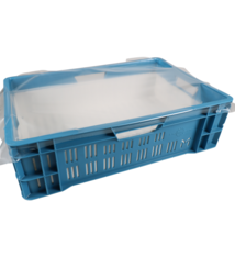 LDPE dekvellen / afdekvellen 680 mm x 460 mm 50mu transparant,  1000 st/doos