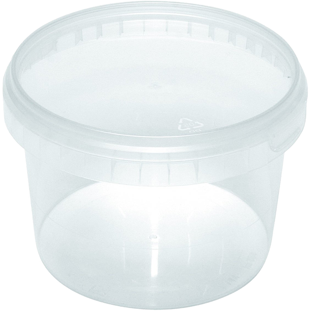 Verzegelb.cup met deksel P.P. 80ml. Ø69mm 1175 stuks per doos