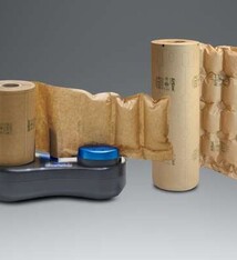 Floeter AirBoy nano 4 luchtkussenmachine papier startset incl. 2 rollen FSC ® (C162510) Gecertificeerd AirWave PaperWave Bio