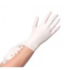 Hygoclean Nitril handschoen wit ongepoederd maat M - Hoge treksterkte - 100% allergie vrij 100 stuks per doos 10 doos per omdoos