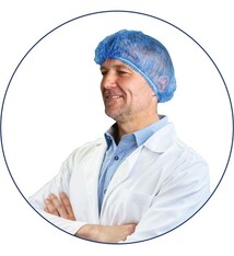 Metaaldetecteerbare Premium Mob Caps / Haarnetjes (pak van 1000)