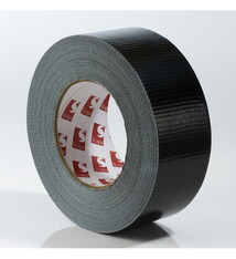 Duct tape 72 mm x 50 mtr Zwart scapa 3162 - Universeel, 16 rol/ per doos