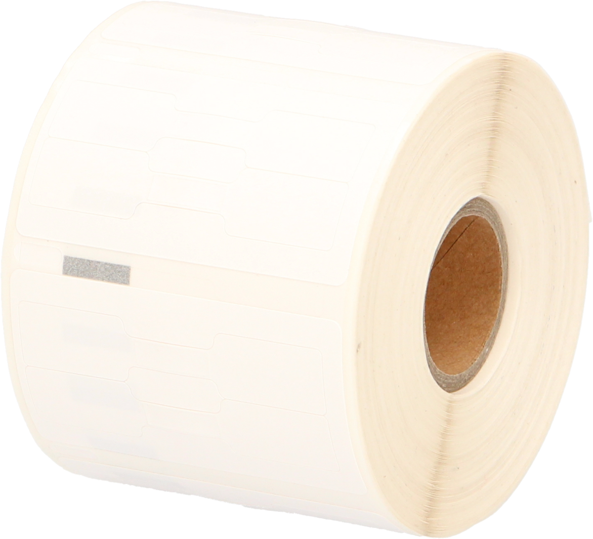 Dymo-compatible Dymo 11351-PP kunststof compatible sieradenetiketten, 54mm x 11mm, 1500 etiketten, blanco, permanent